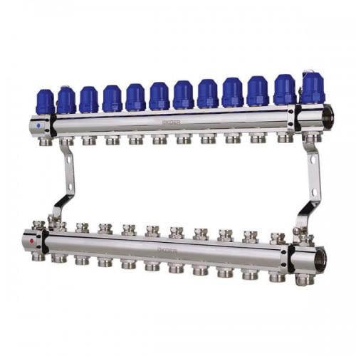 Коллектор KOER распределительный 12 вых 1х3/4" (KR2638)