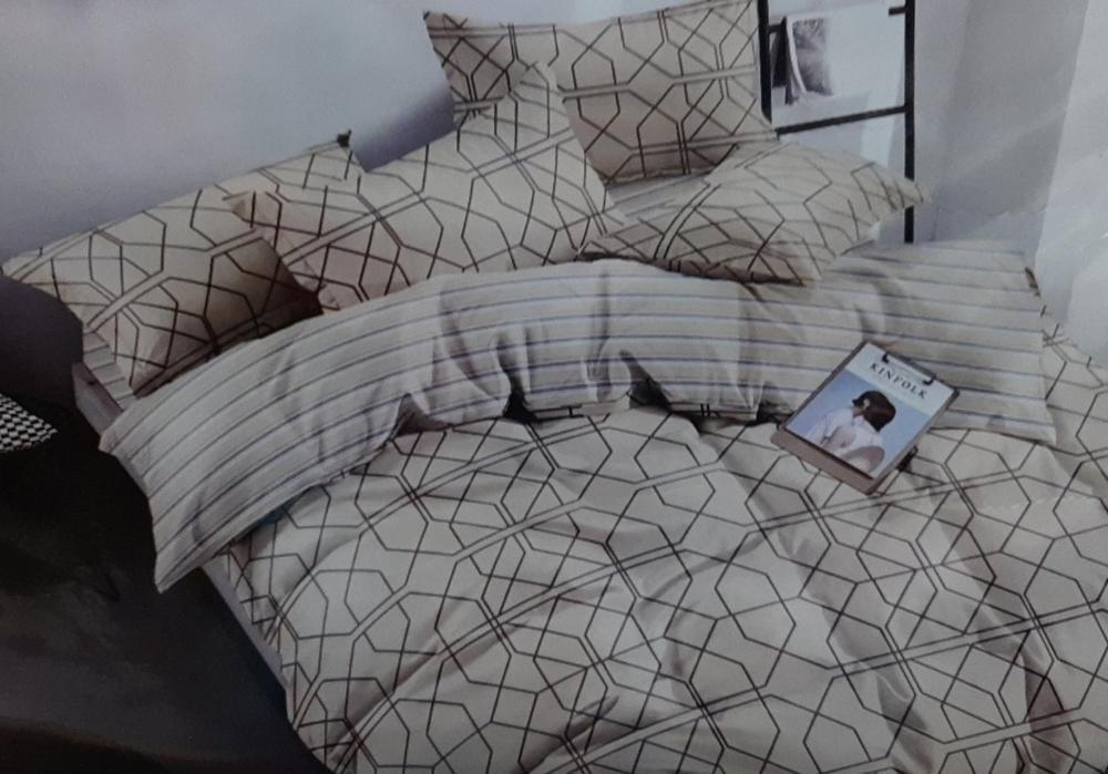 Комплект постельного белья Украиночка ТМ Royal coton двуспальный бязь голд 9984642 (DR010778)