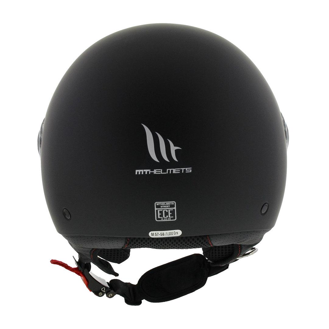 Мотошлем MT HELMETS STREET Solid XL Matt Black (23297) - фото 5