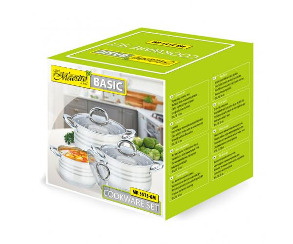 Набор посуды Maestro 6 пр. (3513-6Mм) - фото 4