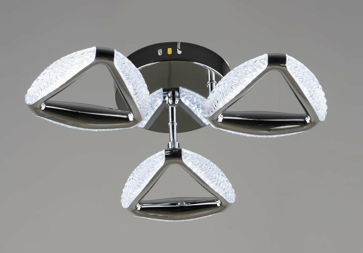 Люстра светодиодная акриловая B YH1302/3 CH 18W (45186)