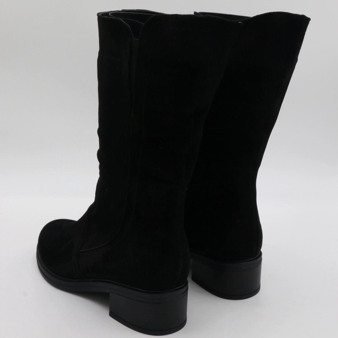 Сапоги женские замшевые зимние Starmani р. 40 Черный (3021з) - фото 3 Сапоги женские замшевые зимние Starmani р. 40 Черный (3021з) - фото 3