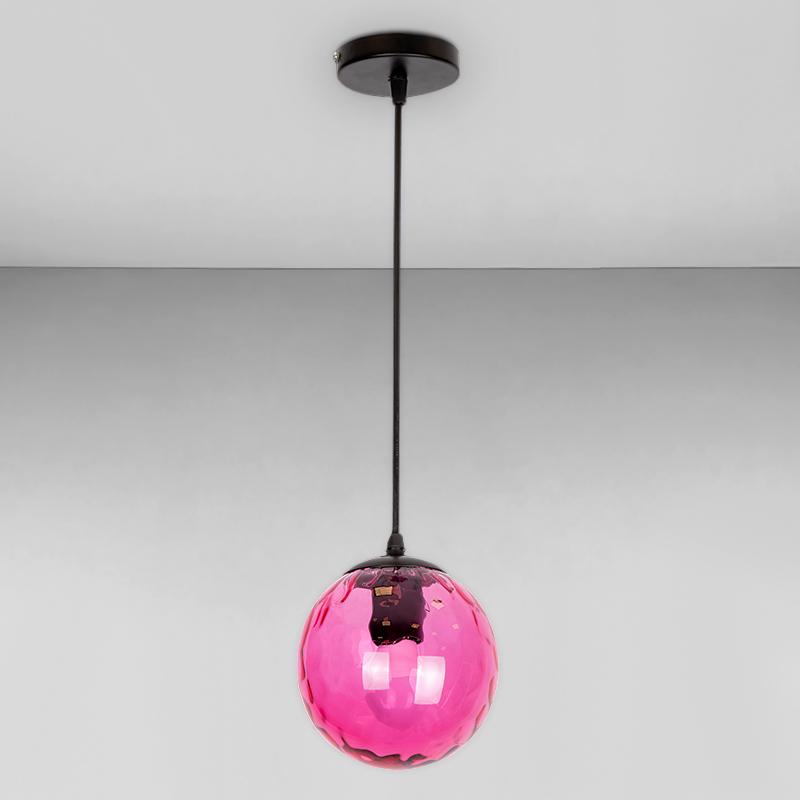 Люстра подвесная Light House LS-18295-1 Черный/Розовый