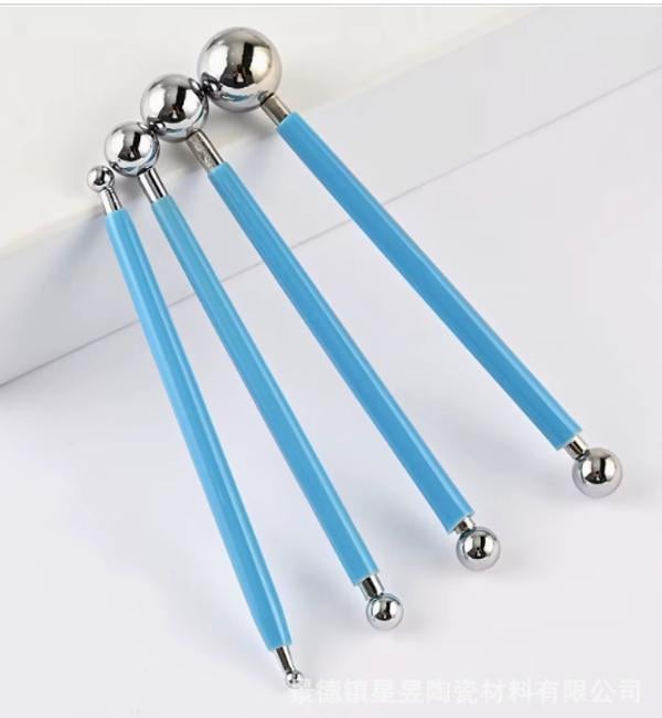 Инструмент для моделирования цвета 4 шт. 8 насадок (35630)