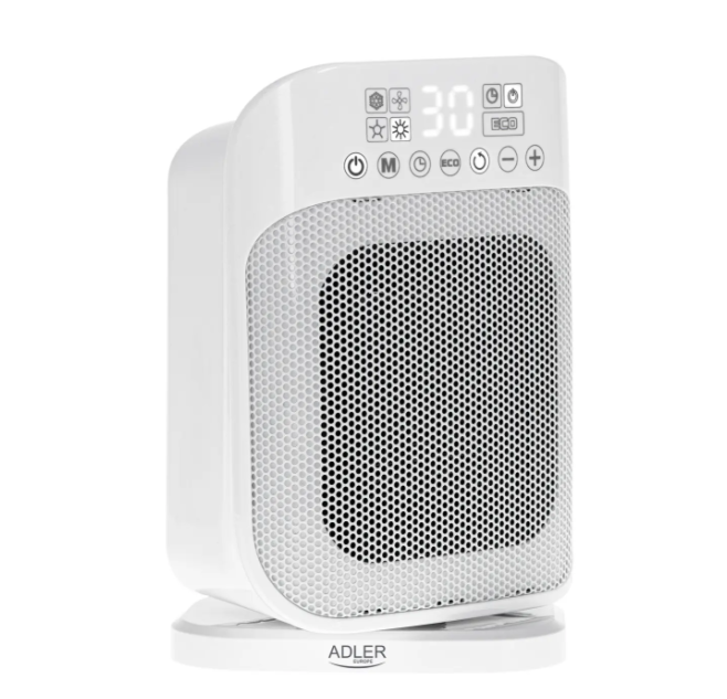 Обогреватель керамический Adler AD 7727 1500 Вт Белый (29114559)