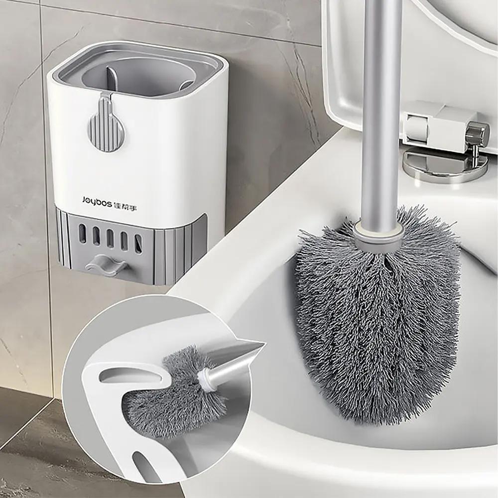 Ершик для унитаза Joybos Hygienic с держателем на стену и съемным поддоном (JBS-MTS-9502-JGY) - фото 4