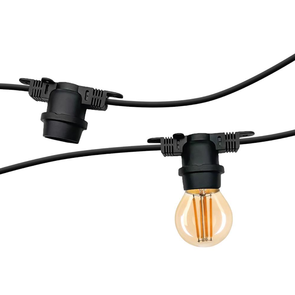 Гирлянда Violux STARS патрон 20хЕ27 IP65 10 м Черный (950010)