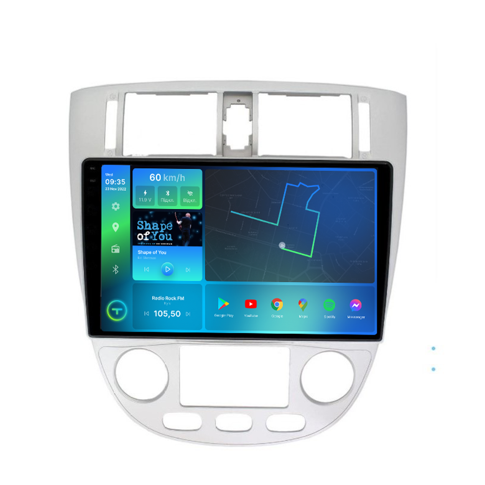 Автомагнитола штатная Torssen 2K F9432 для Chevrolet Lacetti 04-13 Climate 4G/Carplay/DSP 4/32 GB 9" (202303047)