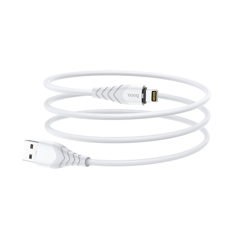 Дата кабель Hoco X63 Racer USB to Lightning 1 м White - фото 4