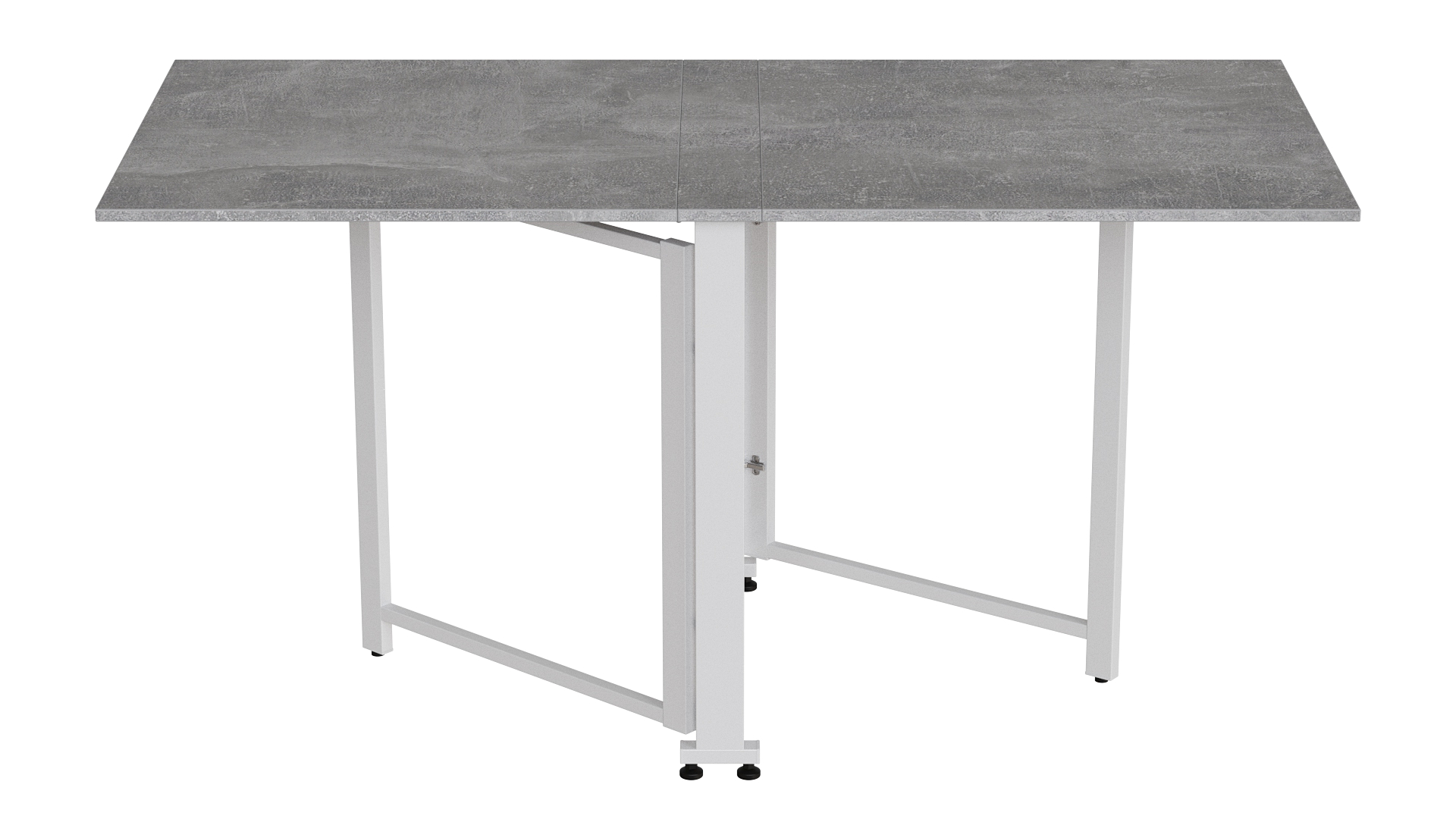 Стол-книжка трансформер Ferrum-decor Orion 2 металл/ДСП 16 мм 750x1520x730 мм Белый/Бетон (ORI214) - фото 4 Стол-книжка трансформер Ferrum-decor Orion 2 металл/ДСП 16 мм 750x1520x730 мм Белый/Бетон (ORI214) - фото 4