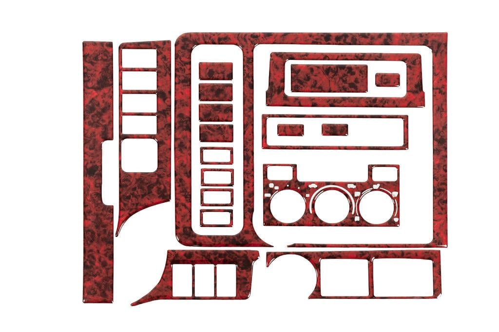 Накладки на панель Meric V2 для Toyota Land Cruiser 90 Prado пластик (124693)