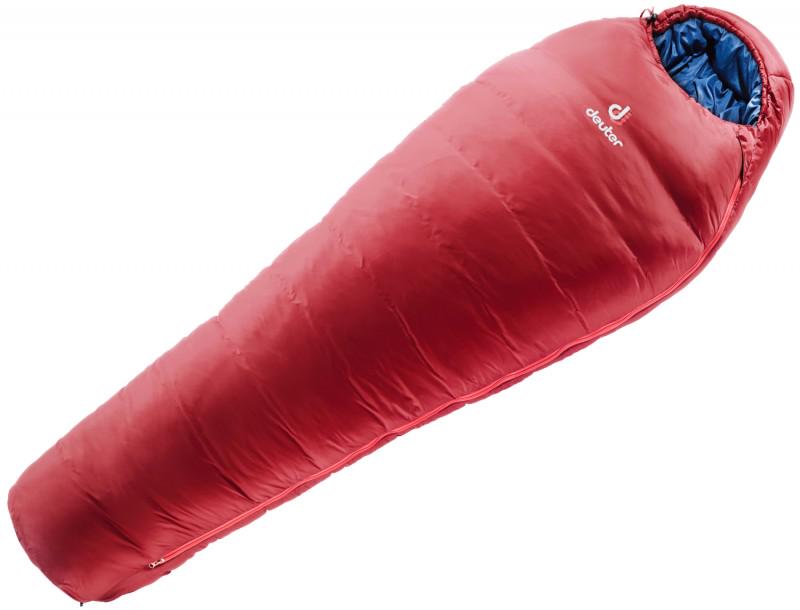Спальник Deuter Orbit -5° L Cranberry-Steel R (правый) (1052-3701718 5316 0)