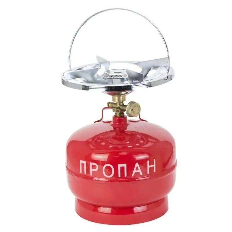 Балон газовий 5 л з конфоркою Червоний (ULT-3591759)