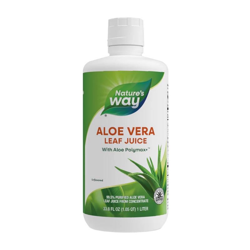 Алое вера Nature's Way Aloe Vera Leaf Juice 99,5% сока листьев 1 л