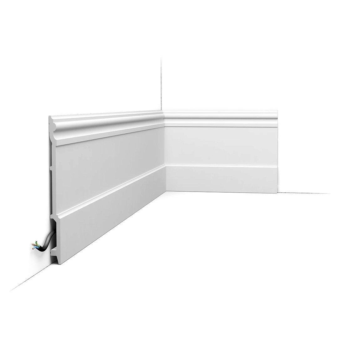 Плинтус дюрополимерный Orac SX191 жесткий 210х21х2000 мм (29325586)