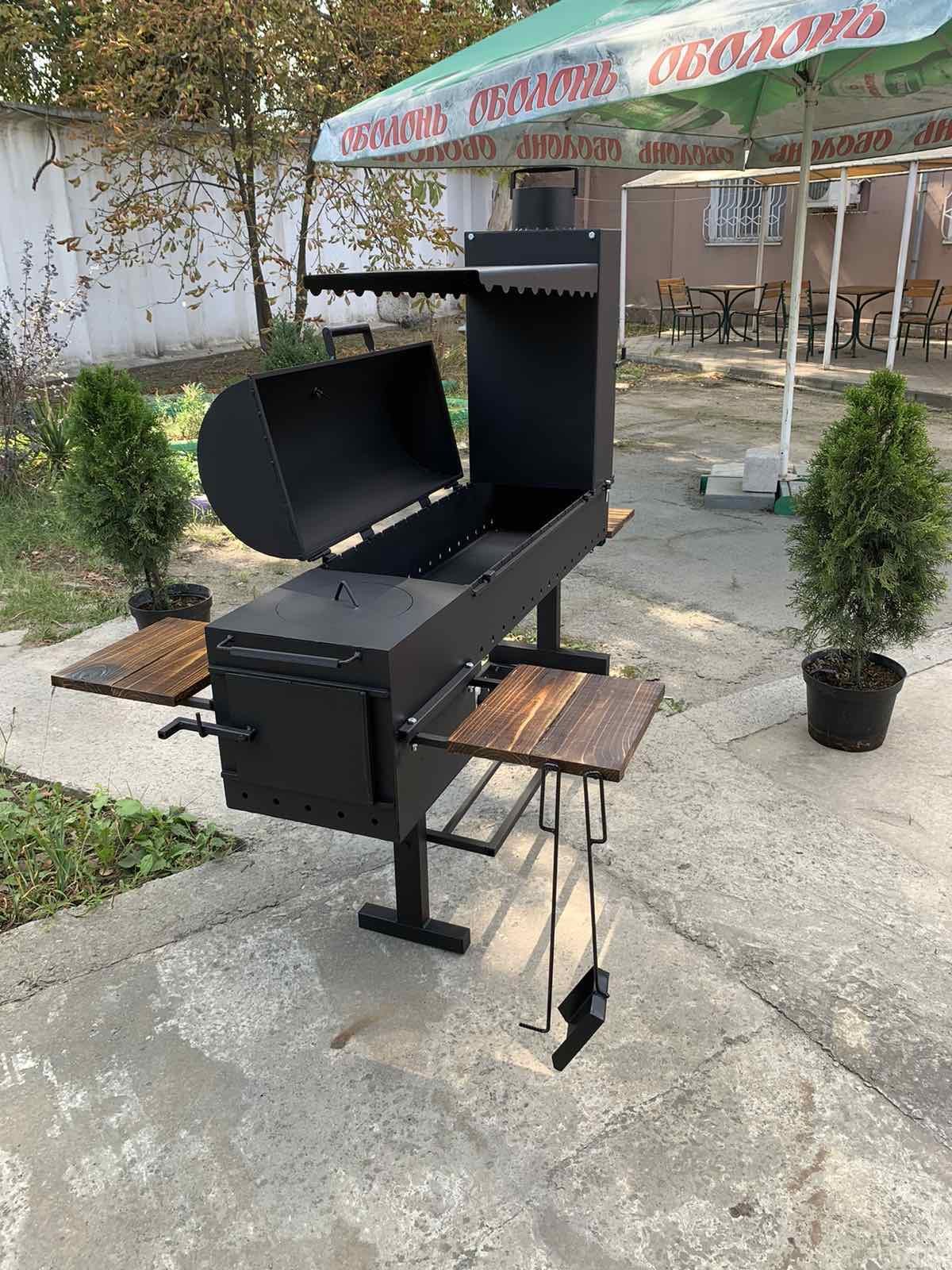 Мангал-барбекю Tiger з коптильнею (22870006) - фото 8 Мангал-барбекю Tiger з коптильнею (22870006) - фото 8