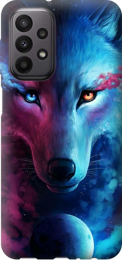 Чехол на Samsung Galaxy A23 A235F Арт-волк (3999u-2587-42517)