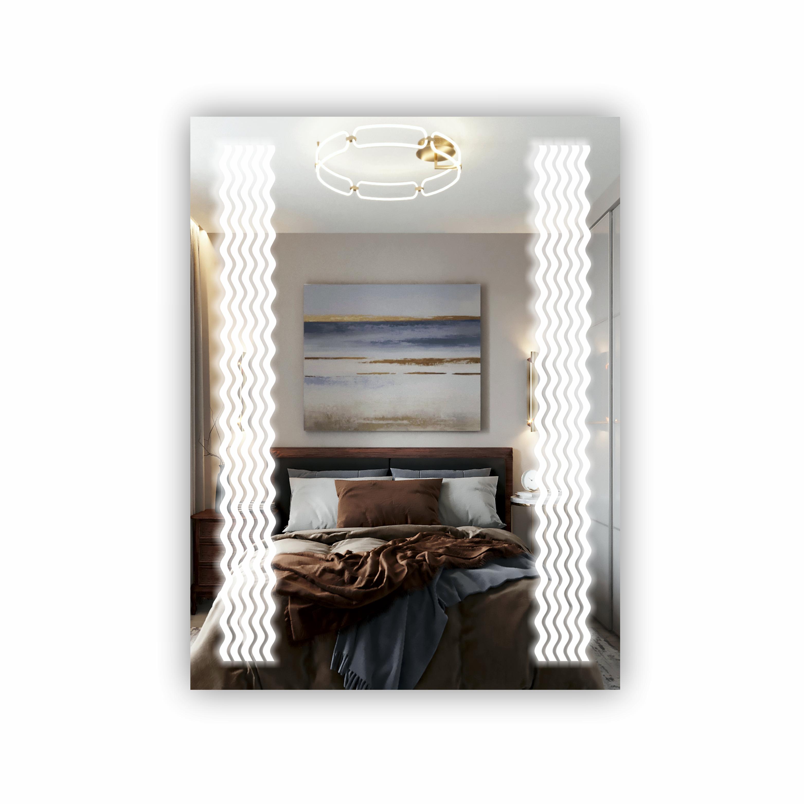 Зеркало с LED подсветкой 600х800 мм (R-015)