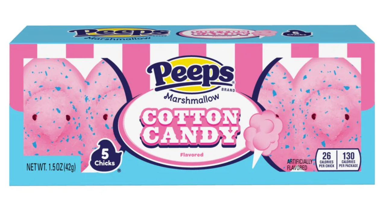 Маршмеллоу Peeps Marshmallow Cotton Candy Chicks 42 г (2577360166)