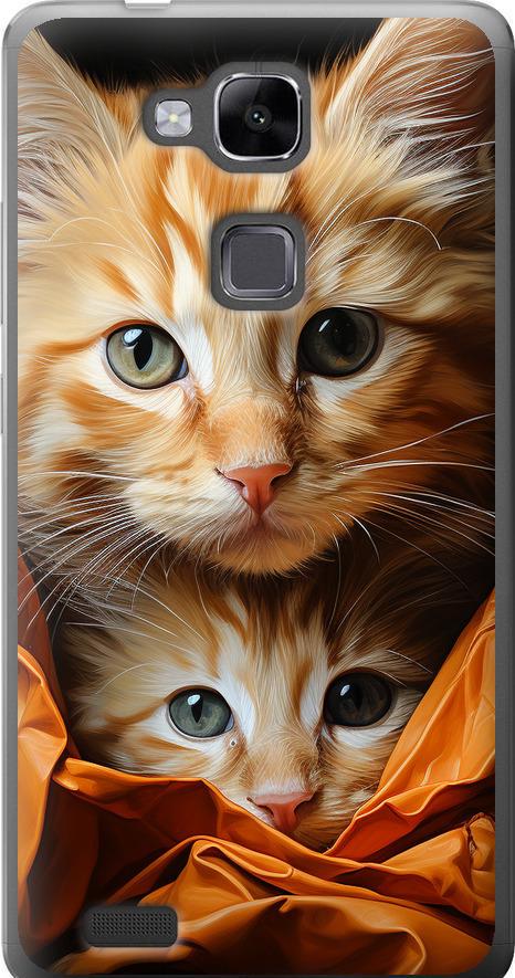 Чехол на Huawei Ascend Mate 7 Котики 2 (5664u-140-42517)