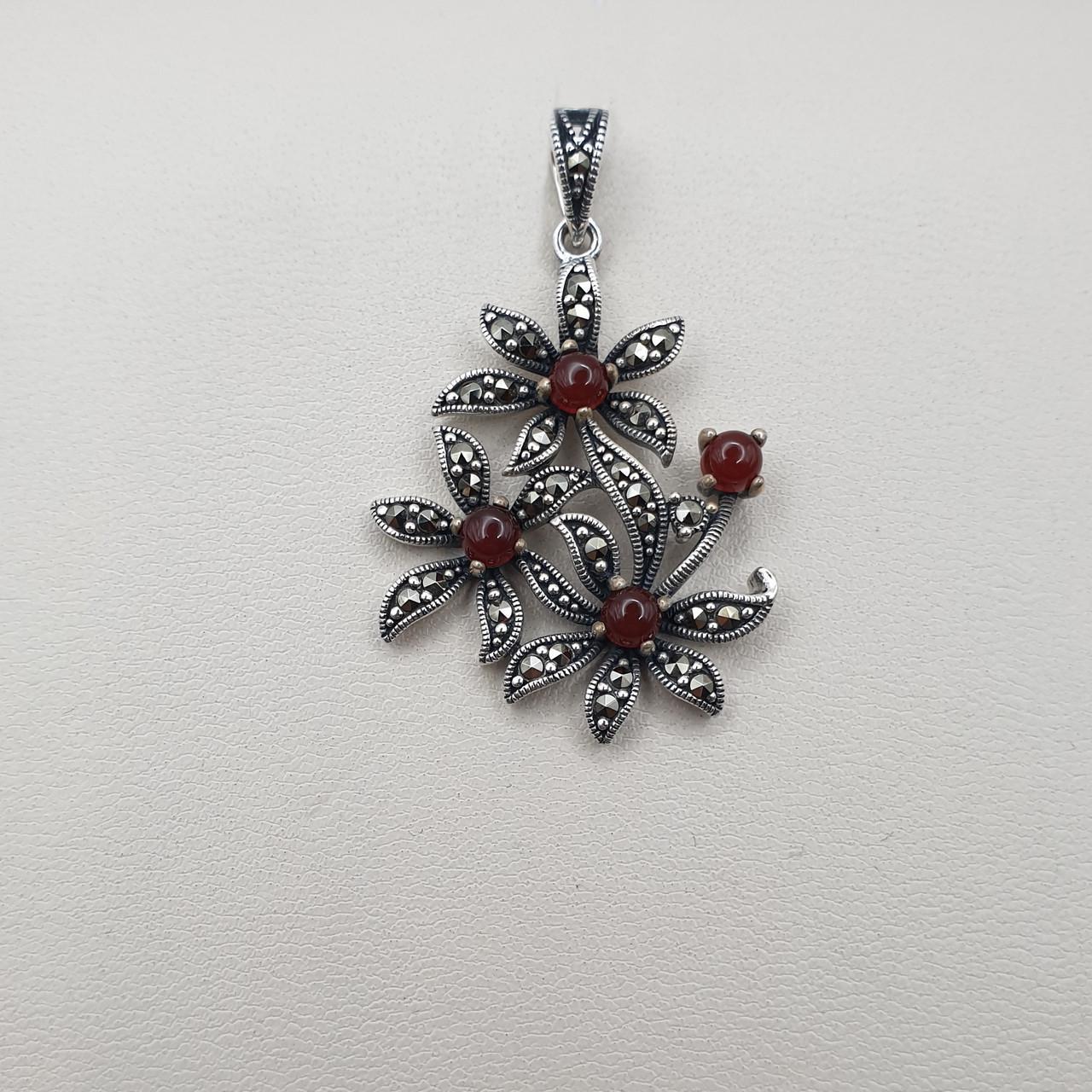 Серебряный кулон с сердоликом 5,95 г (2684473940)