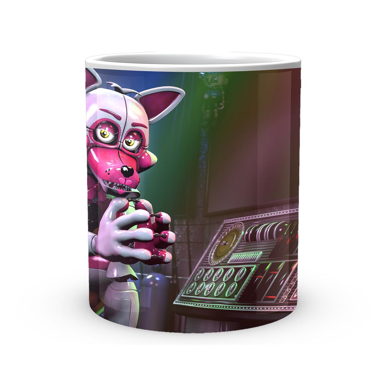 Чашка Five Nights At Freddys Пять ночей с Фредди Funtime Foxy Сидит FN.02.389 - фото 3