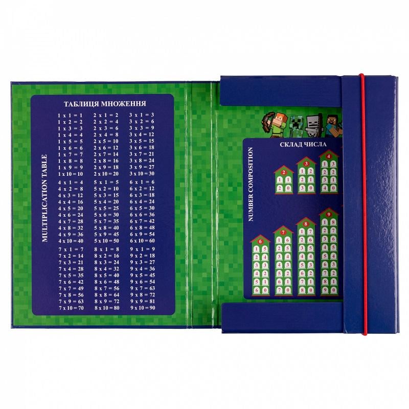 Папка для зошитів картонна В5 Minecraft (500238) - фото 2 Папка для зошитів картонна В5 Minecraft (500238) - фото 2