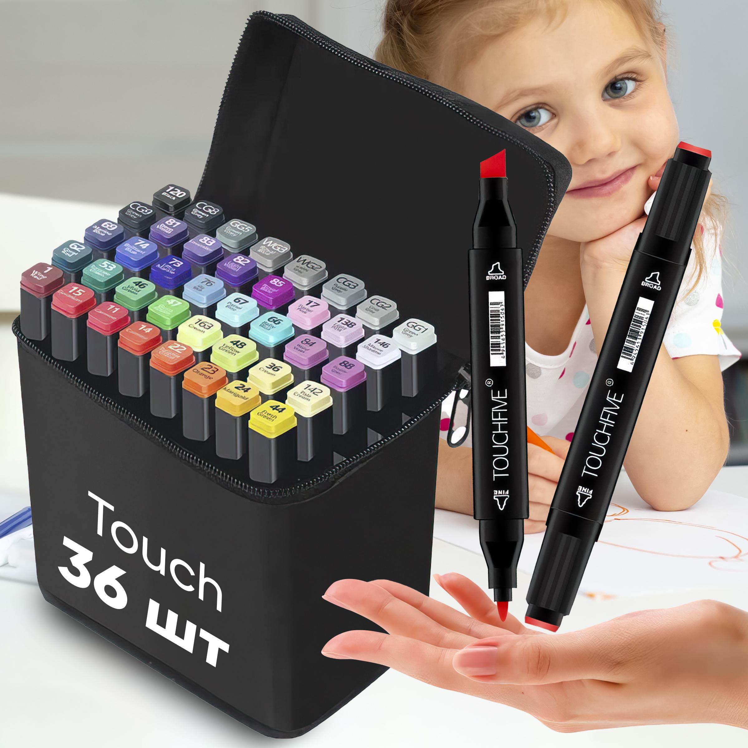 Набір двосторонніх скетч маркерів для малювання Touch 36 шт. - фото 2