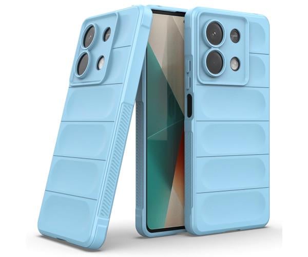 Чехол - накладка Ricco Phantom Shield для Xiaomi Redmi Note 13 5G с защитой при падении Голубой