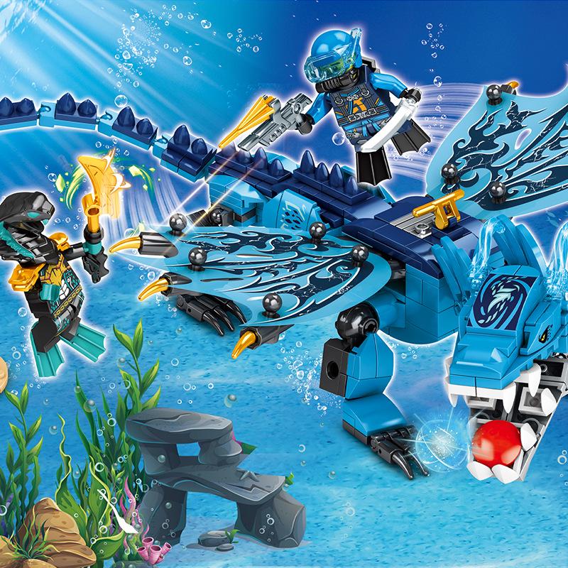 Конструктор Водяной Дракон MG382 397 дет. (30411577) - фото 5 Конструктор Водяной Дракон MG382 397 дет. (30411577) - фото 5