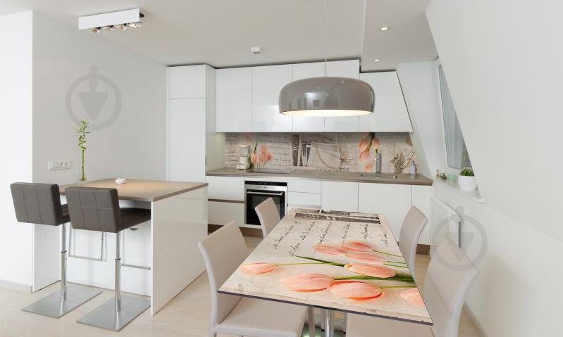 Наклейка виниловая на стол Zatarga «Письмо Тюльпаны» 600х1200 мм Z180668st Наклейка виниловая на стол Zatarga «Письмо Тюльпаны» 600х1200 мм Z180668st