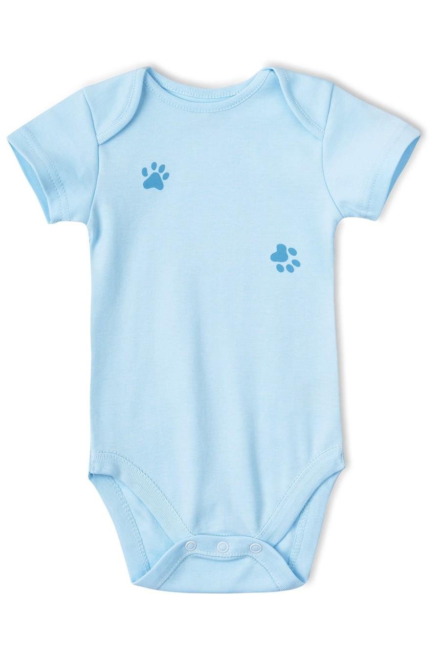 Боди KRAKO 56-62 см тигрик Голубой (77389)