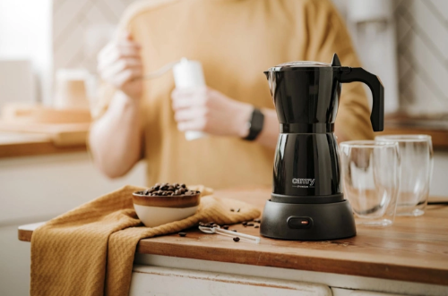 Кавоварка гейзерна Camry електрична алюмінієва 300 мл (4415 Camry) - фото 8 Кавоварка гейзерна Camry електрична алюмінієва 300 мл (4415 Camry) - фото 8