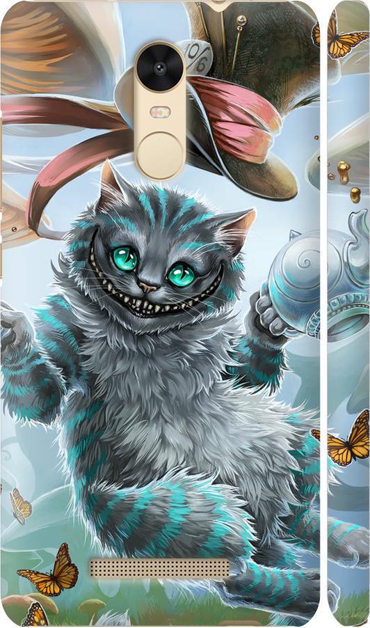 Чехол на Xiaomi Redmi Note 3 pro Чеширский кот 2 (3993c-335-42517)