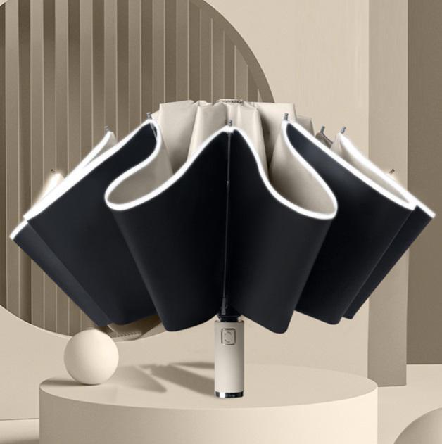 Зонтик складной 18528 64х104 см Бежевый (5014700) - фото 1 Зонтик складной 18528 64х104 см Бежевый (5014700) - фото 1