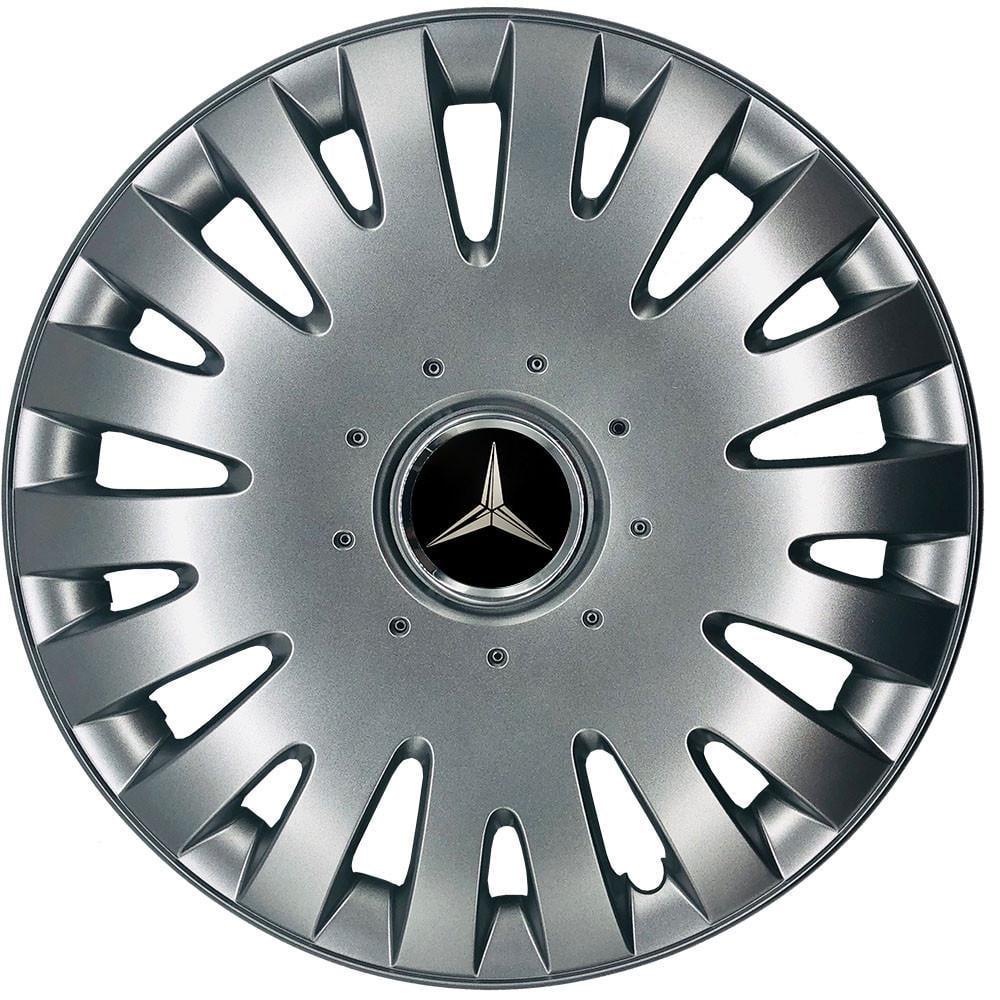 Колпаки SJS R16 с логотипом Mercedes-Benz 403 4 шт. Серебристый (2654561639)