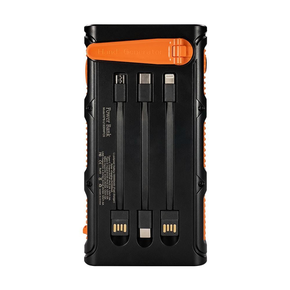 Повербанк Kraft KPB-U1930HCSL 30000 mAh Orange (43-00065) - фото 4