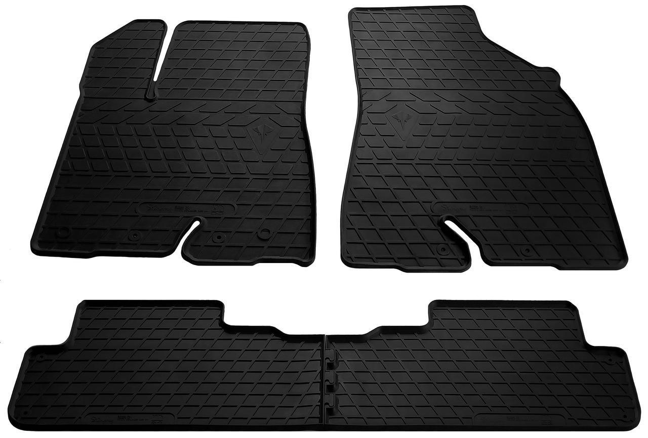 Коврики резиновые Stingray для Toyota Highlander 16 design 2016 with plastic clips TL 4 шт. (1022454)