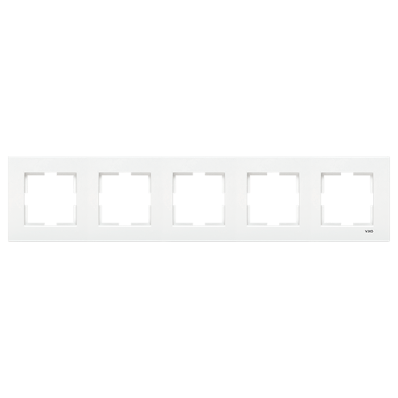 Рамка для розетки Viko Karre 5-на Белый (90960204)