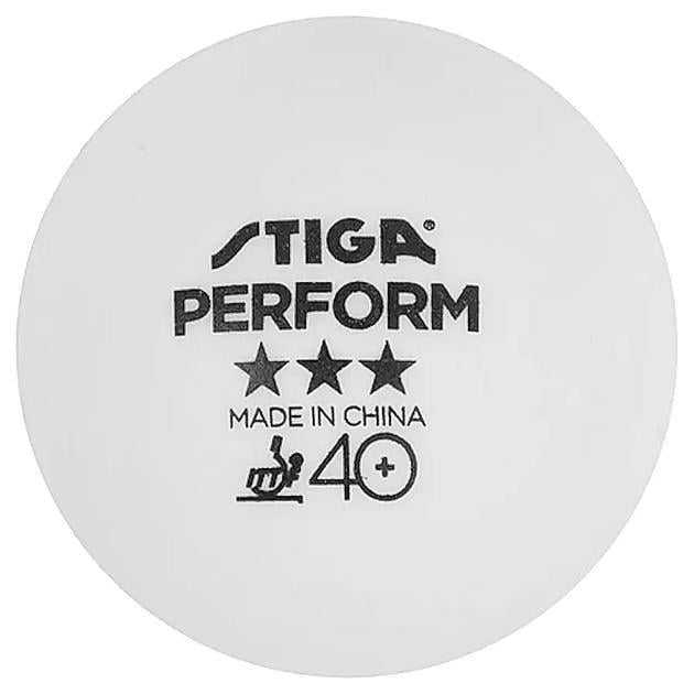 Мячики для настольного тенниса Stiga Perform ABS 6 шт. (931160) Мячики для настольного тенниса Stiga Perform ABS 6 шт. (931160)