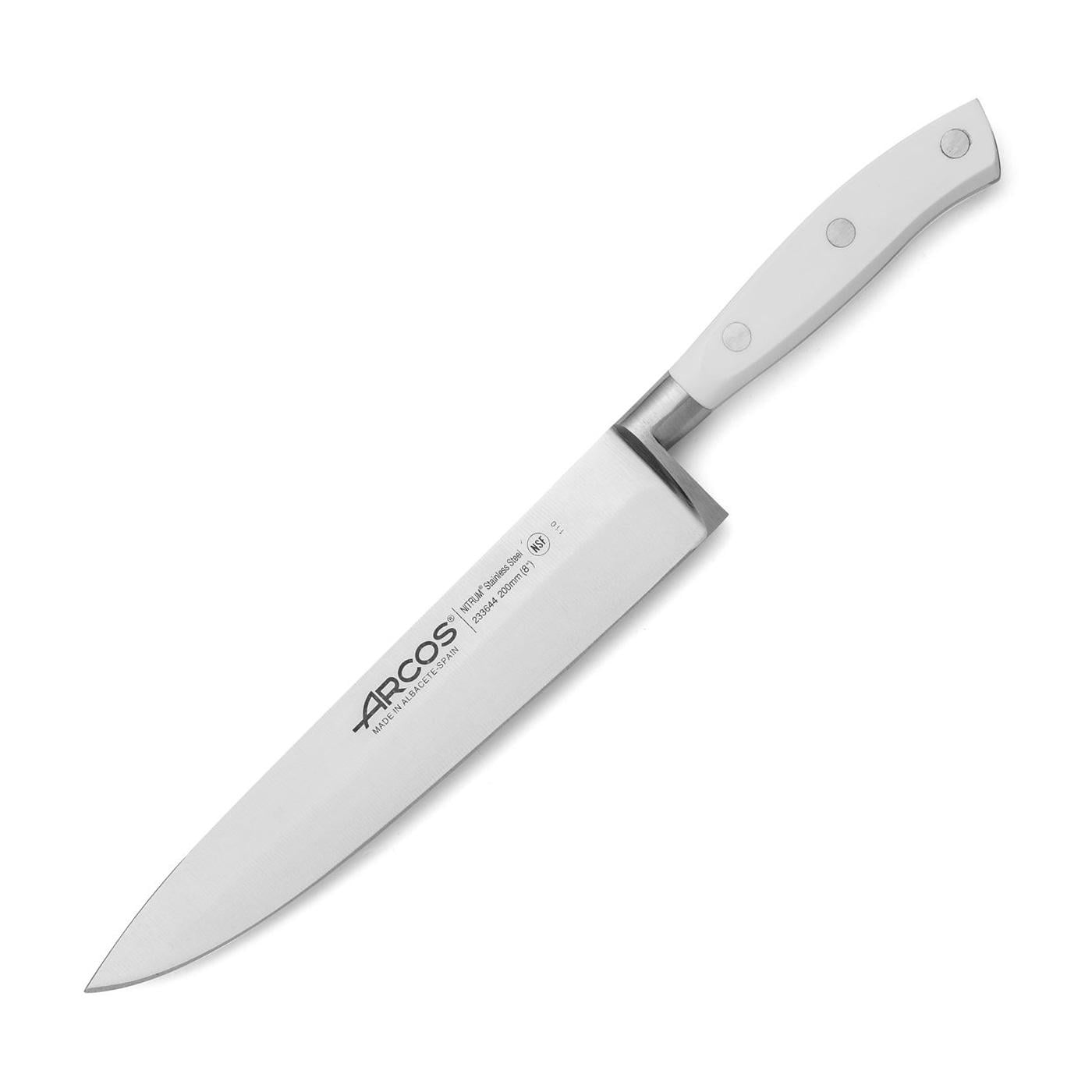 Нож кухонный Arcos Riviera шеф 200 мм White (233624)