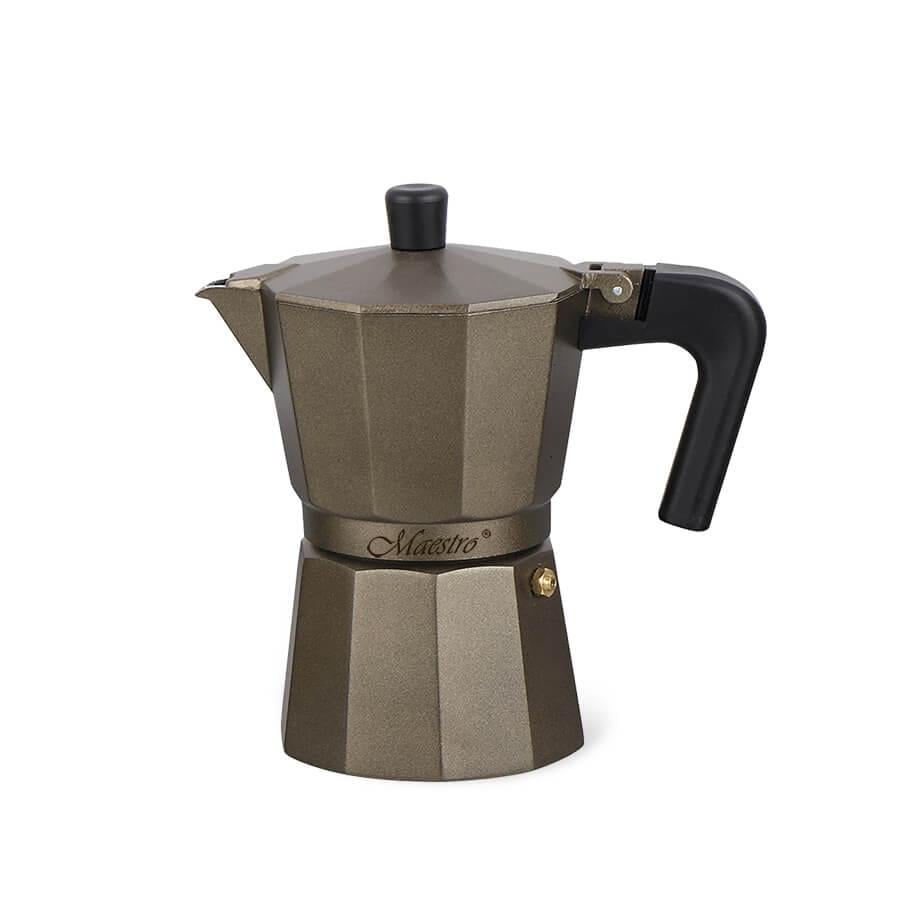 Гейзерная кофеварка Maestro Espresso Moka MR-1666-3 3 чашки Brouw (112724)
