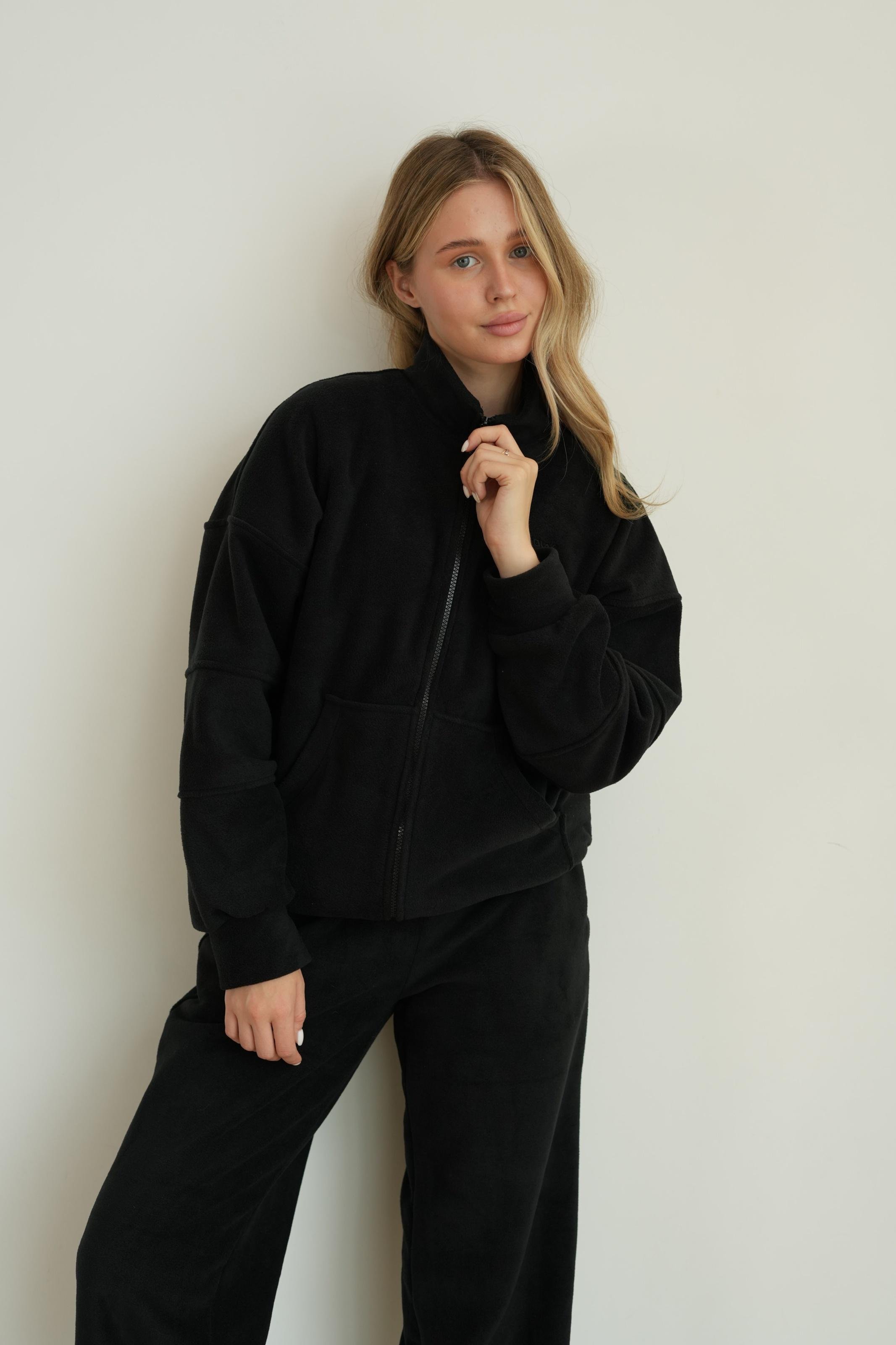 Костюм флісовий CASUAL S/M Чорний (10301SM) - фото 2 Костюм флісовий CASUAL S/M Чорний (10301SM) - фото 2