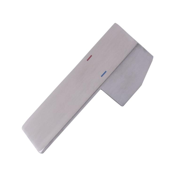 Ручка смесителя SHQ-002-SS п SUS304 однорычажная Квадро од картридж ⌀ 35 Нержавеющая сталь (GSR-000021184)