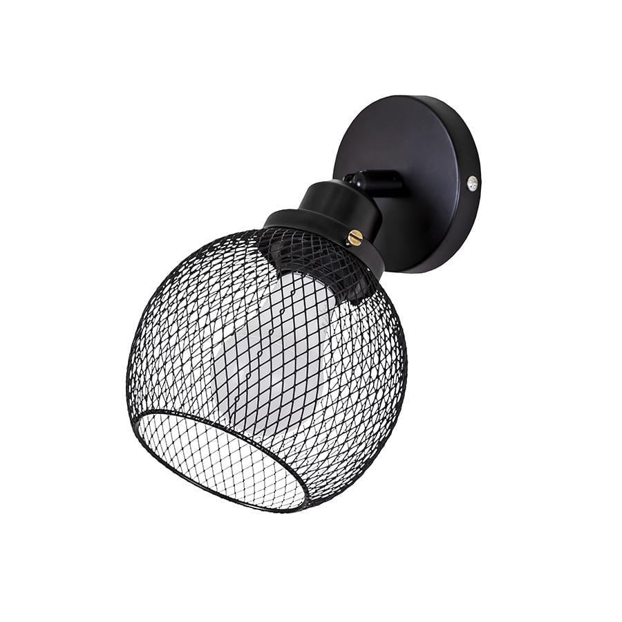 Бра Levistella 907W011F4-1 BK металлический под лампу E27 (106-16-LVS4647)