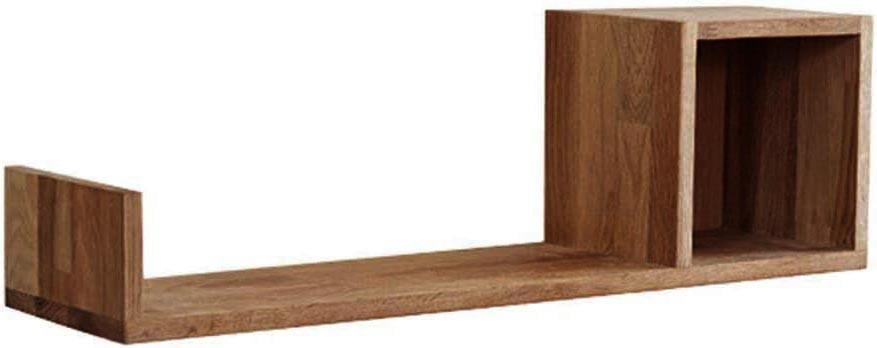 Полка настенная из дерева Банкерс правая Мускат (НСП-010007)