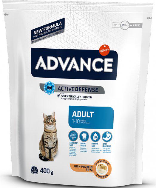 Корм сухой для кошек Advance Cat Chicken & Rice 400 г (922209)