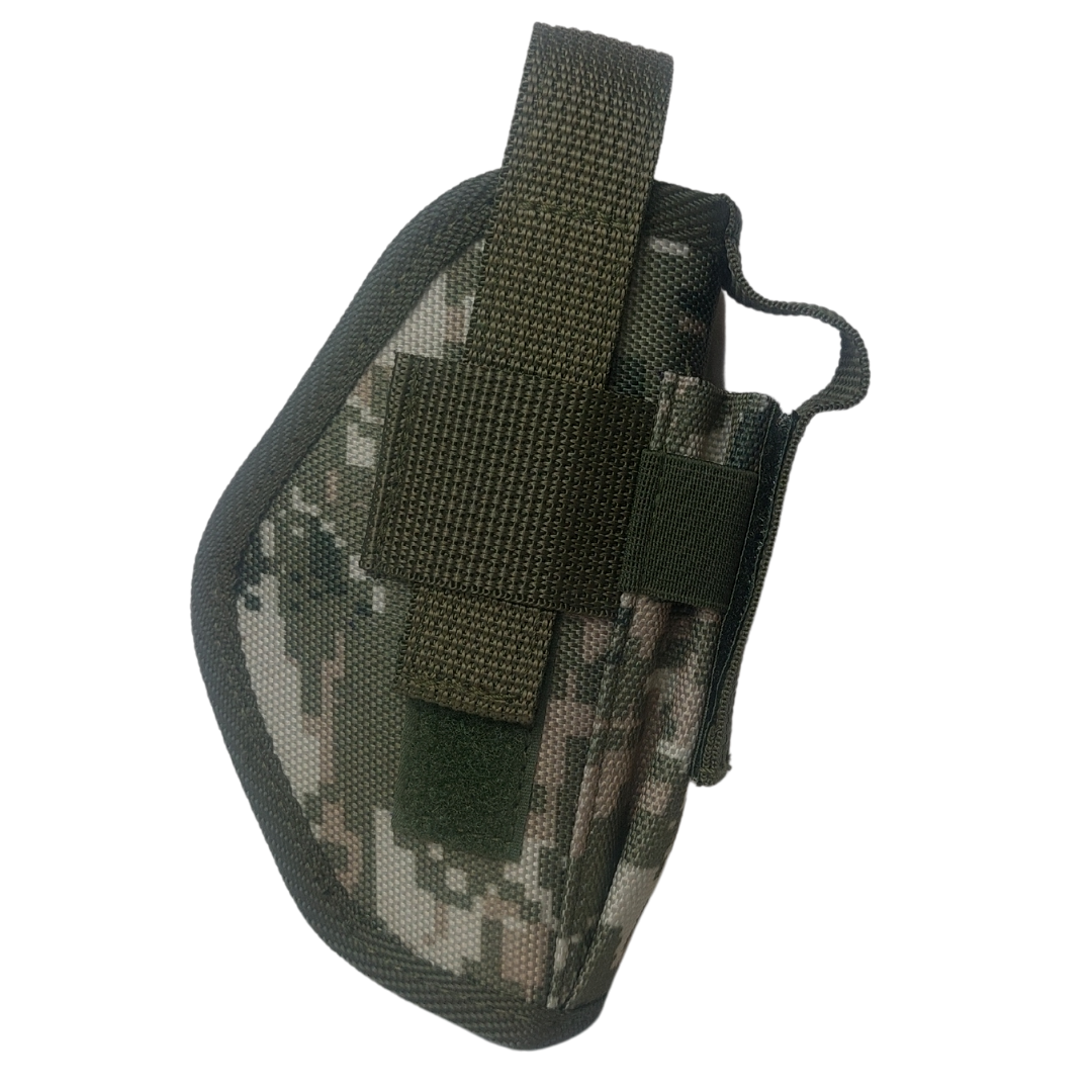 Комплект кобур для ПМ Волмас з системою кріплення Molle/кишенею для магазина/тренчиком шнуром страхувальним Піксель (9020) - фото 6