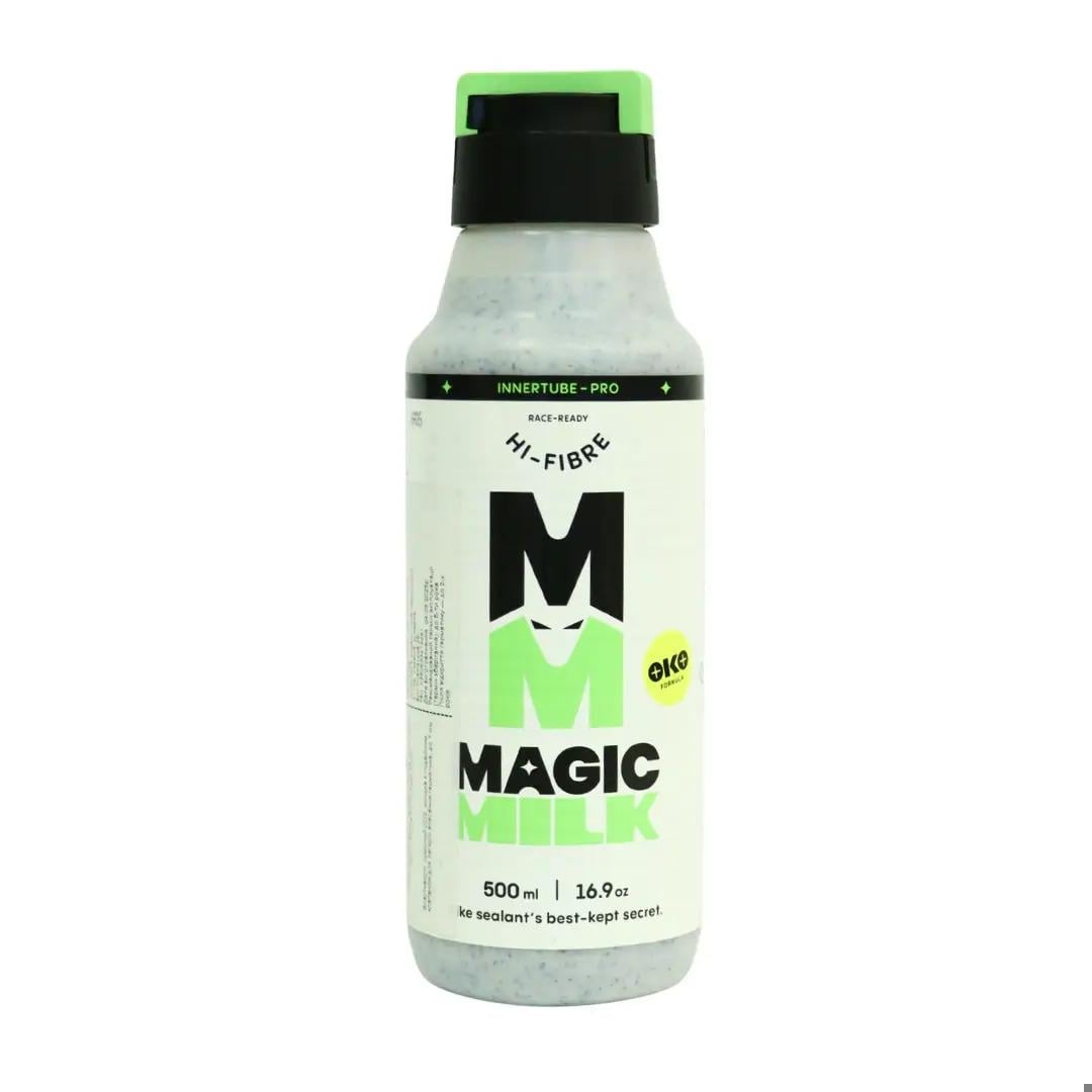 Герметик для камер велосипеда OKO Magik Milk Innertube-Pro Hi-Fiber синтетичний латексний сумісний СО2 500 мл (TR-SEA-020)