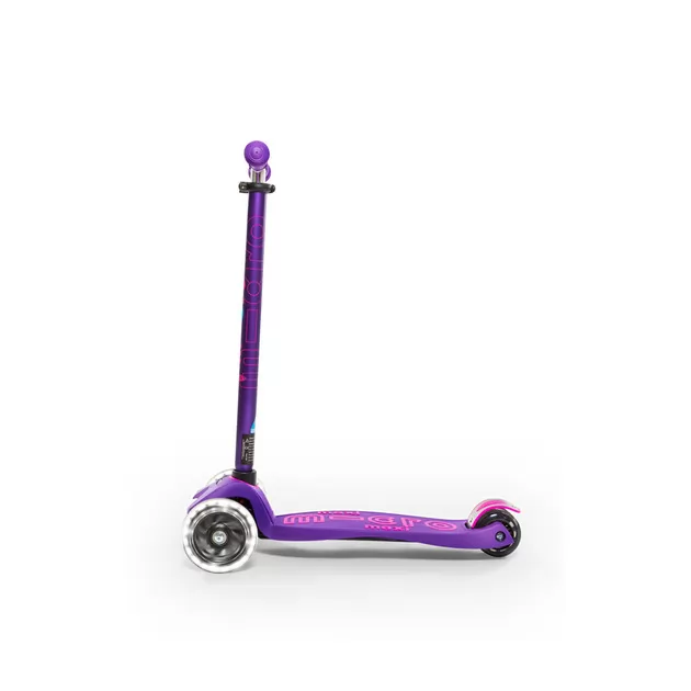 Самокат MICRO Maxi Deluxe LED Фиолетовый (MMD066) - фото 3